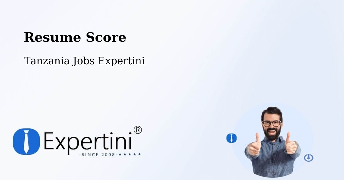 Resume Score & Job Description Match Tool – Mhango - Tanzania Jobs Expertini