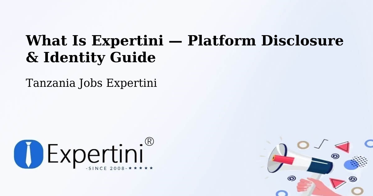 What Is Expertini — Platform Disclosure & Identity Guide – Mhango
